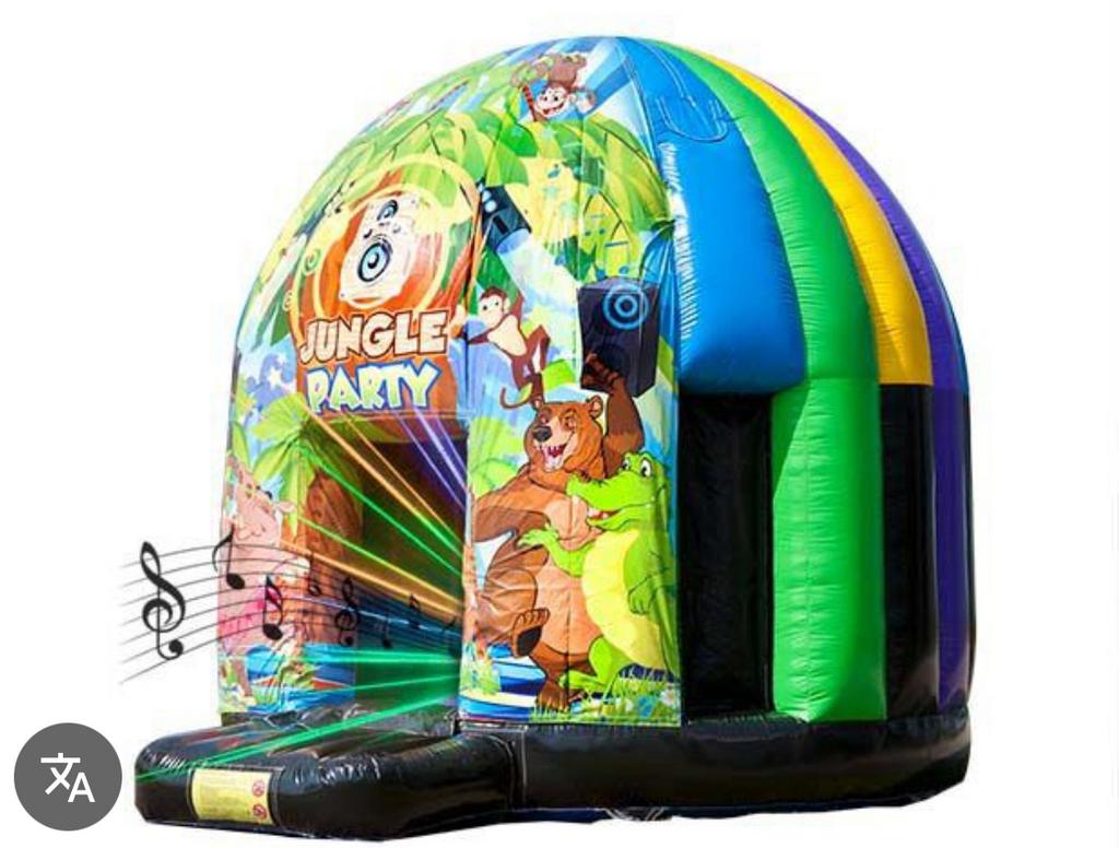 Disco Springkussen huren - Haarlem Heemstede Bloemendaal, Hobby en Vrije tijd, Ophalen, Zo goed als nieuw, Overige