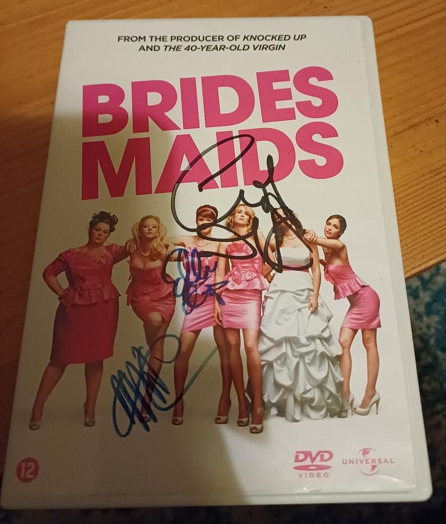 Chris O'Dowd, Ellie Kemper Bridesmaids handtekeningen, Ophalen of Verzenden, Zo goed als nieuw, Foto of Kaart