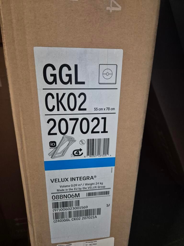 Velux dakraam GGL ck02 207021  - 55x78, Ophalen of Verzenden, Nieuw, Minder dan 80 cm, Dakraam