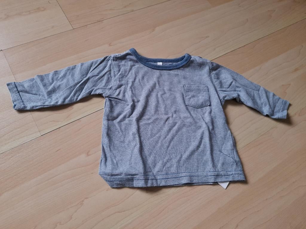 GESTREEPT SHIRT MET LANGE MOUW MAAT 68, Ophalen of Verzenden, Zo goed als nieuw, Jongetje, Shirtje of Longsleeve