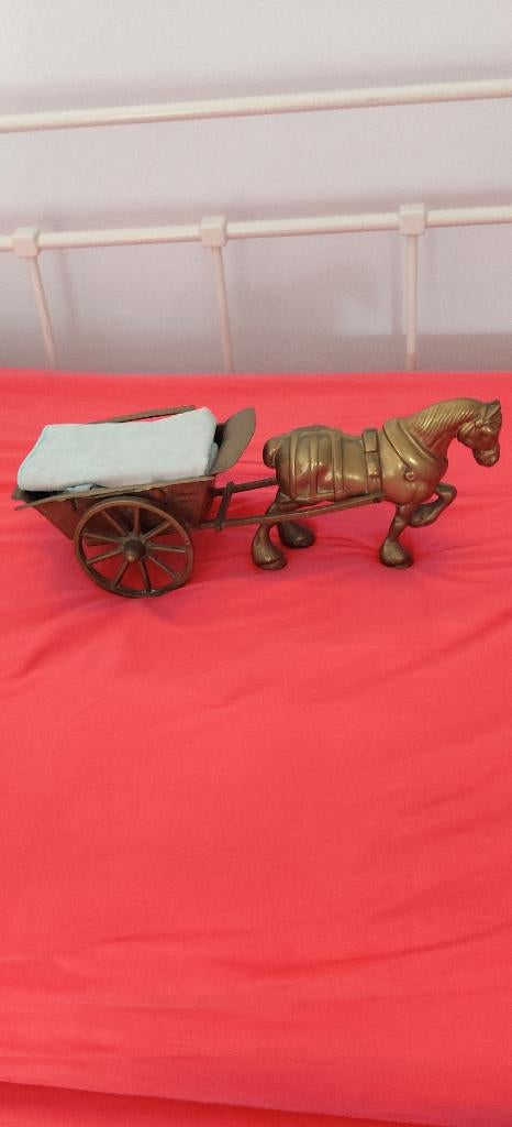 Koperen paard en wagen, Ophalen, Gebruikt