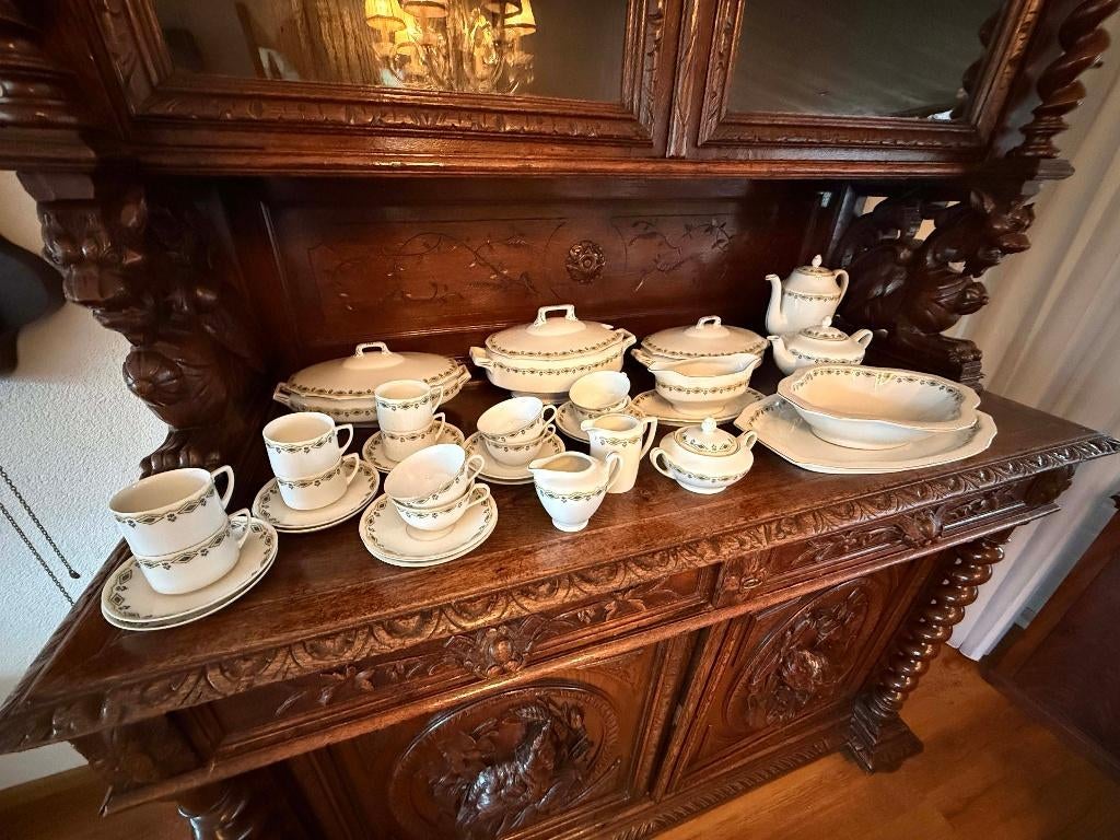 Vintage servies Société Céramique Maastricht – goede staat, Ophalen
