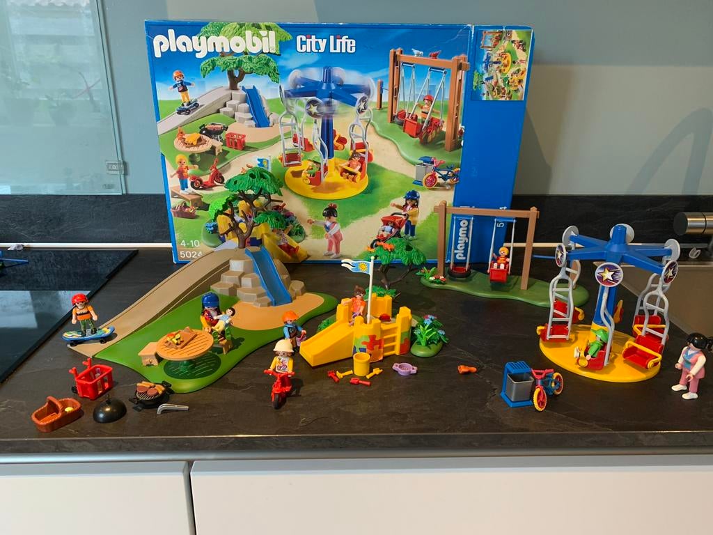 Playmobil 5024, de speeltuin, Kinderen en Baby's, Speelgoed | Playmobil, Ophalen of Verzenden, Zo goed als nieuw