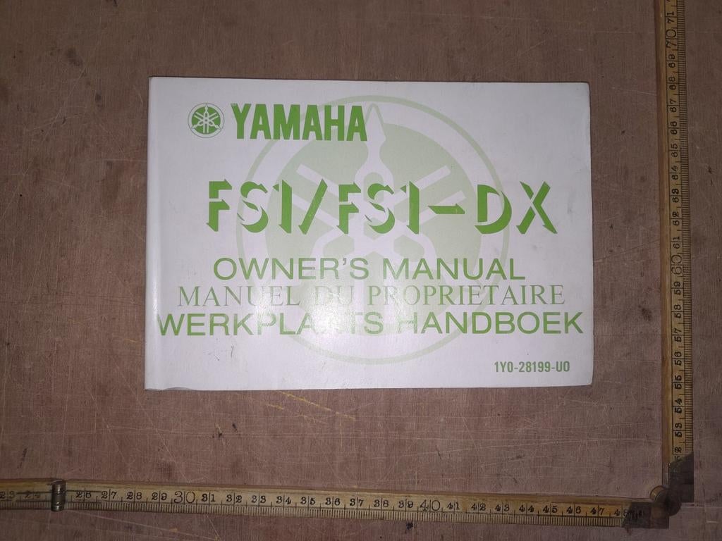 Werkplaats handboek Yamaha Fs1 en Fs1-DX, Ophalen of Verzenden, Gebruikt