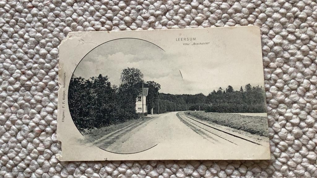 Ansichtkaart Leersum Villa Boschzicht 1908. 934, Ophalen of Verzenden, Voor 1920, Gelopen, Utrecht