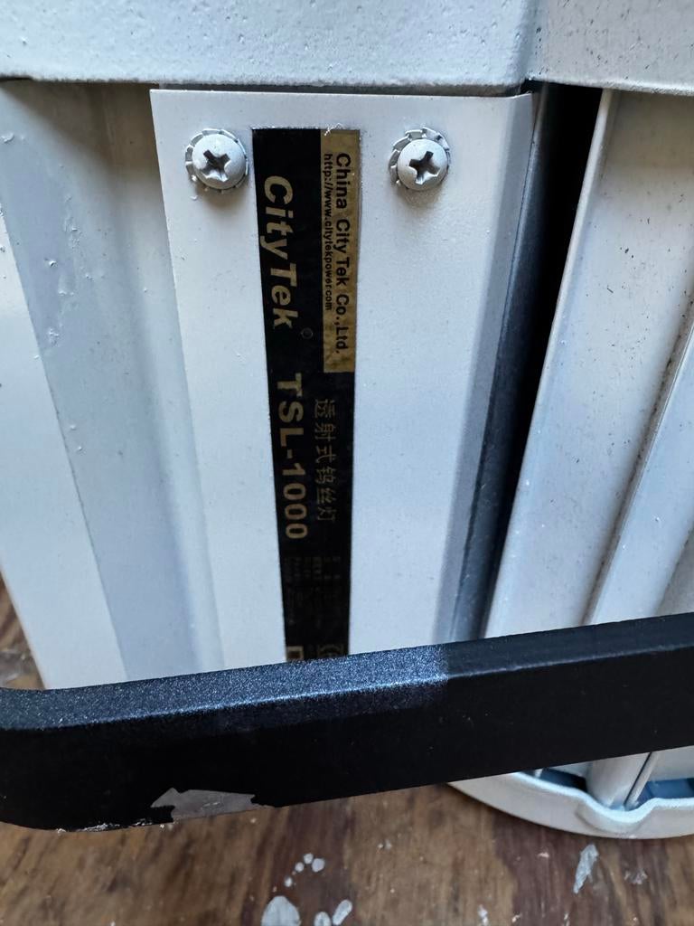 CityTek TSL-1000 Filmlamp, Ophalen, Gebruikt, Minder dan 100 cm