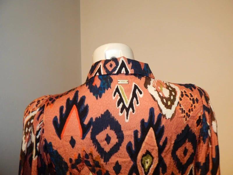 POM Amsterdam ibiza styl blouse kleurrijke print M, Maat 38/40 (M), Overige kleuren, Verzenden, Zo goed als nieuw