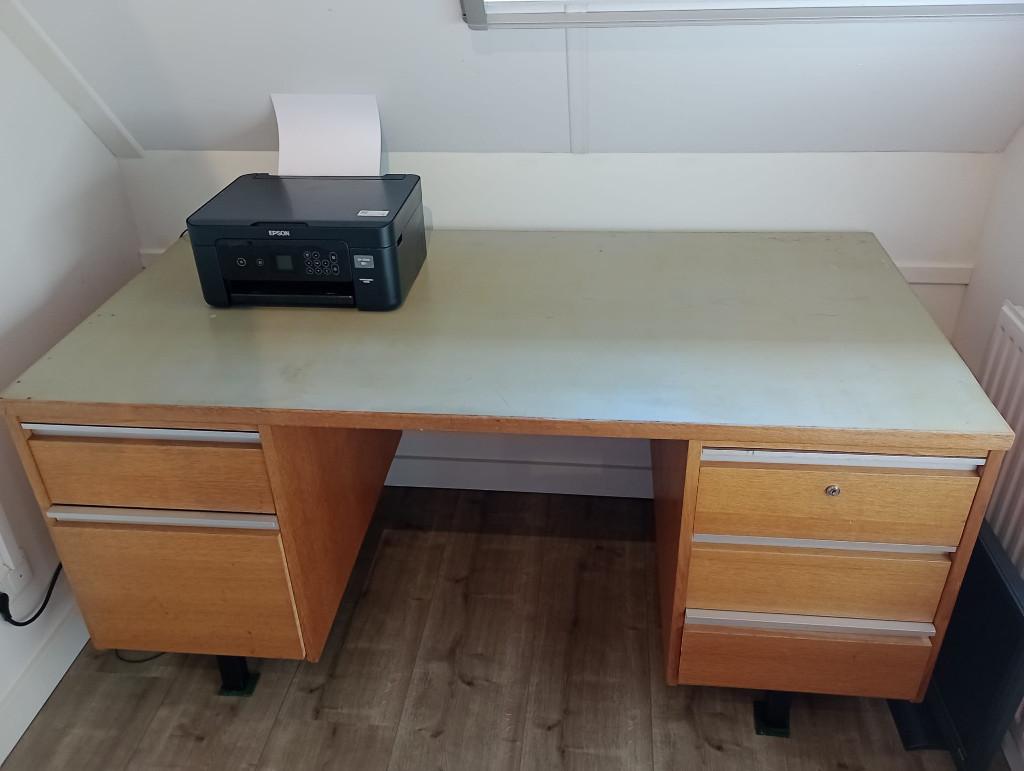 Nostalgisch Philips Bureau, Overige typen, Groen, Gebruikt, Hout