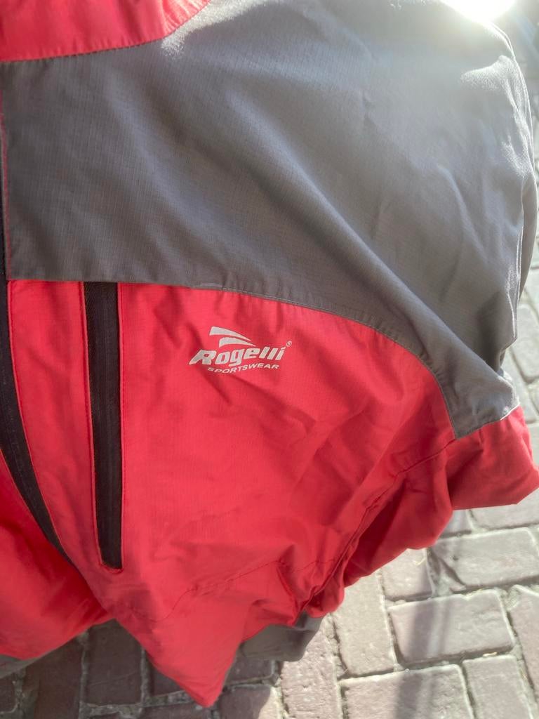 2 zomerjassen: Rogelli en The North Face, Kleding | Heren, Jassen | Zomer, Ophalen of Verzenden, Gedragen, Maat 56/58 (XL), Rood