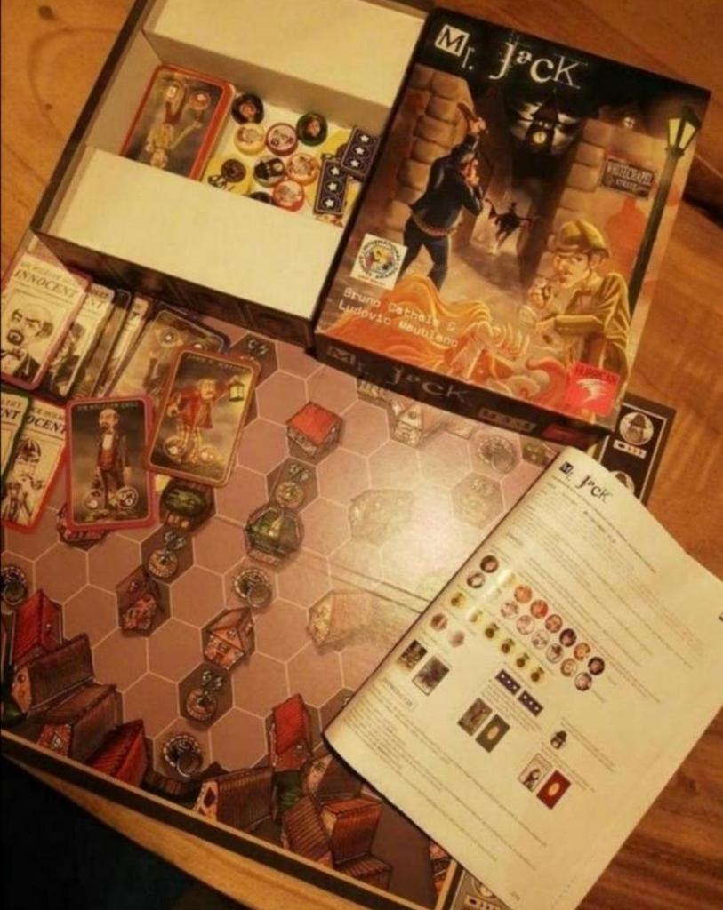 Mr. Jack, bordspel, Vijf spelers of meer, Ophalen of Verzenden, Zo goed als nieuw