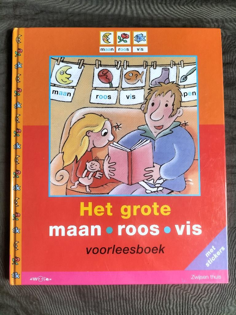 Het grote maan roos vis voorleesboek, Ophalen of Verzenden, Zo goed als nieuw, Fictie algemeen