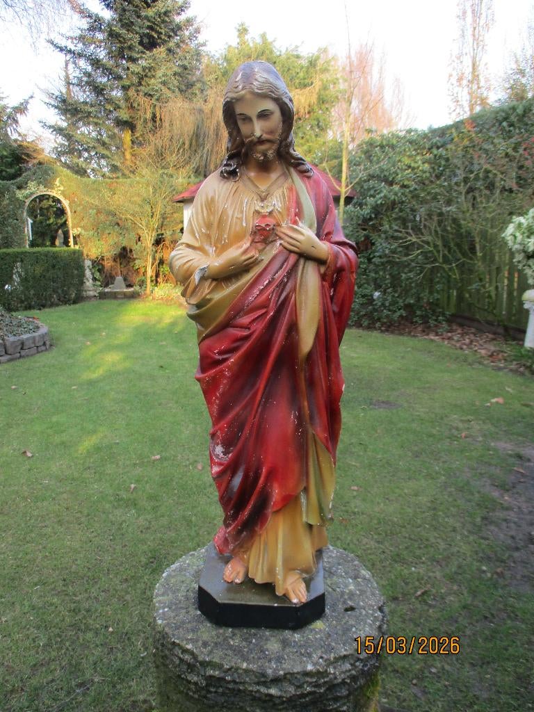 Te koop: H. Hartbeeld, Antiek en Kunst, Antiek | Religie, Ophalen