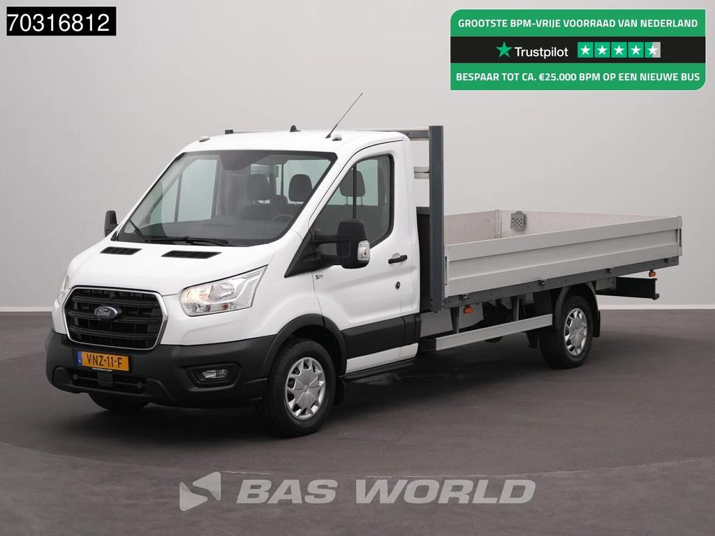 Ford Transit 130pk Open Laadbak Airco Cruise Euro6 Pritsche, Stof, Euro 6, 4 cilinders, 129 pk