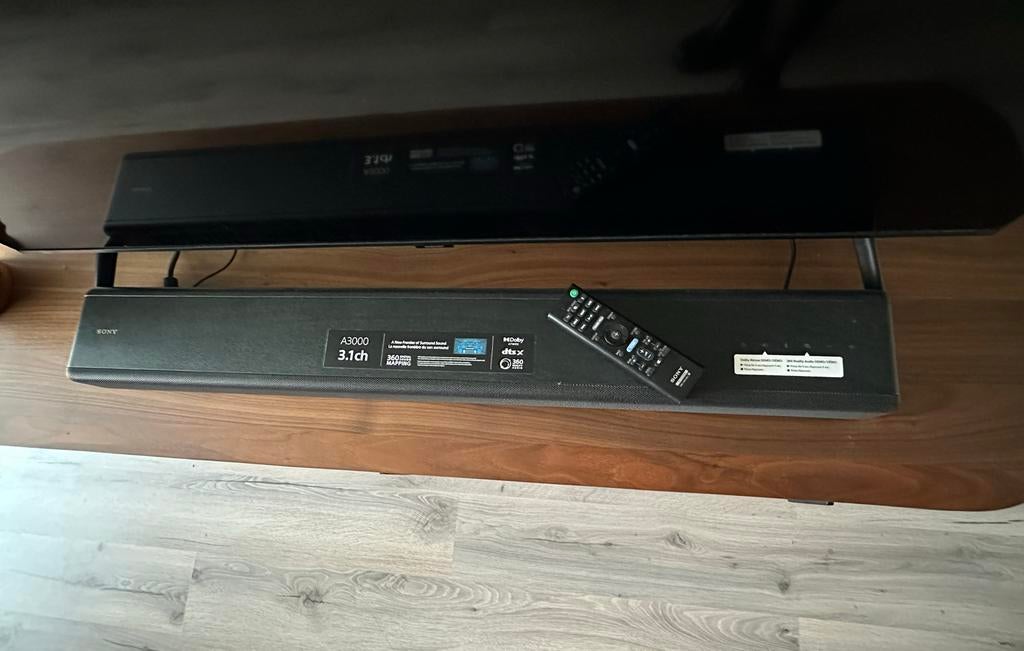 Sony HT-A3000 soundbar, Ophalen of Verzenden, Bluetooth, Zo goed als nieuw
