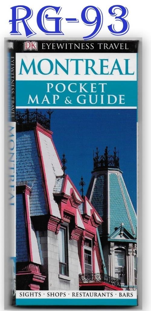 RG93 Reisgids Montreal 2008, Gelezen, 2000 tot heden, Ophalen of Verzenden, Landkaart