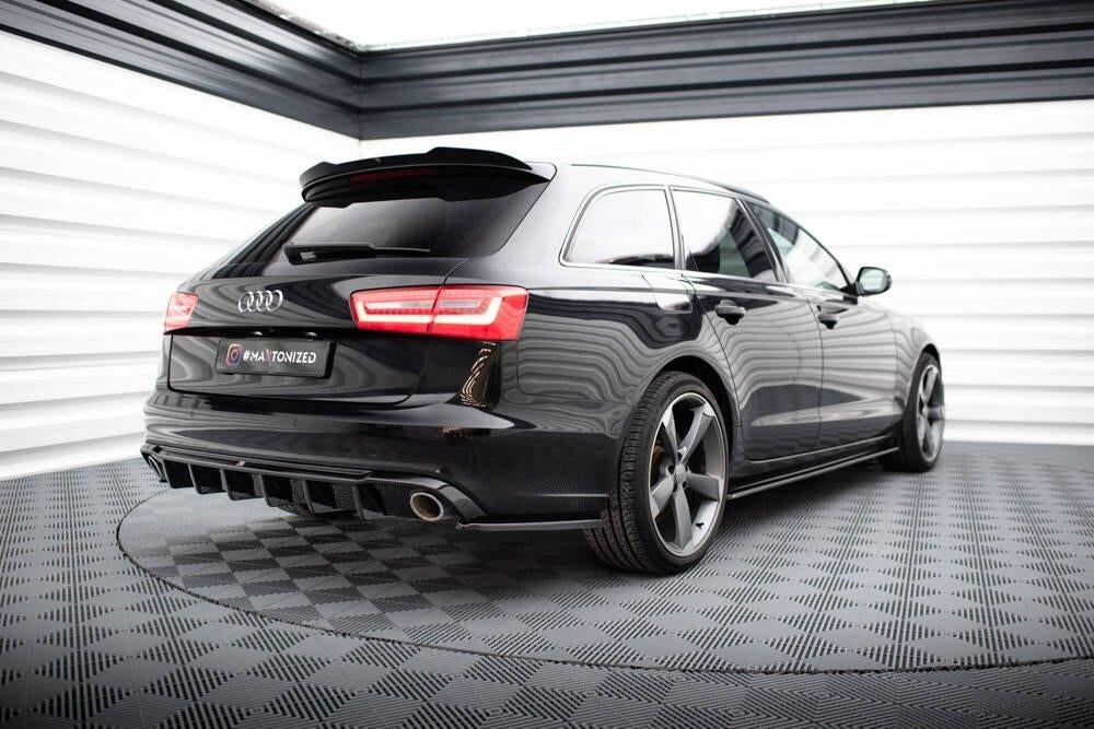 Voorlip sideskirt spoiler diffuser - Audi A6 C7 Avant 11-14, Ophalen of Verzenden