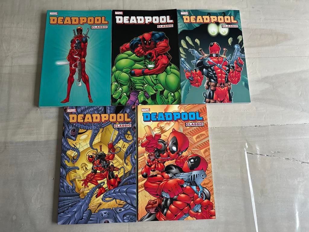 Deadpool Classic Vol. 1-5 TPB Serie Marvel Comics, Boeken, Complete serie of reeks, Ophalen of Verzenden, Zo goed als nieuw, Amerika