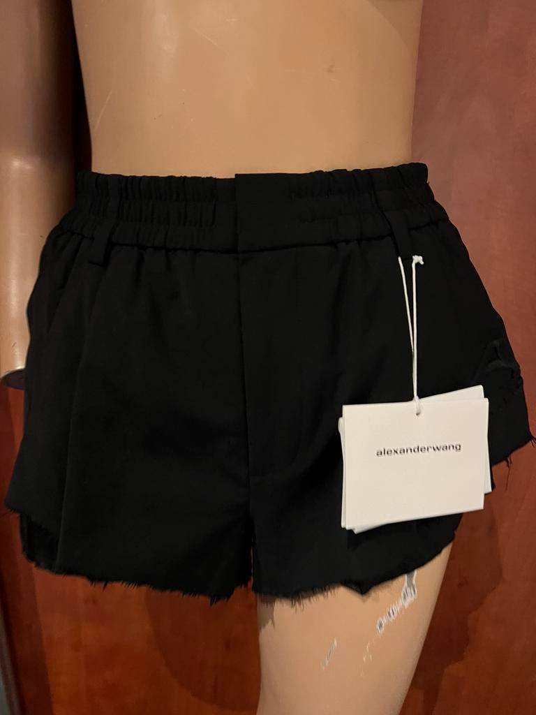 ALEXANDER WANG kort broekje  xs origineel nieuw met kaartjes, Zwart, Ophalen of Verzenden, Maat 34 (XS) of kleiner, V