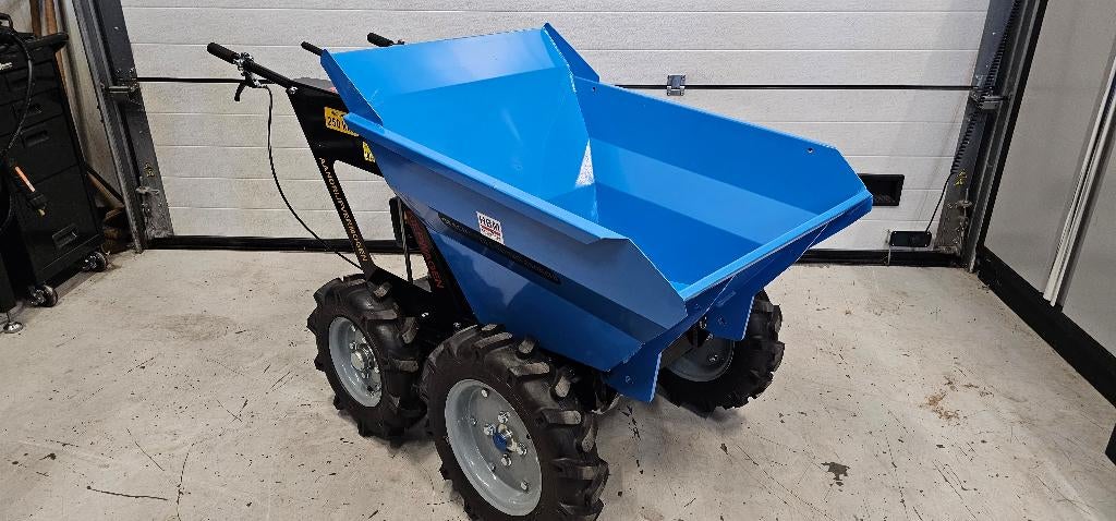HBM Mini Dumper - Minidumper met Kiepbak 5.5PK - 250KG - 4X4, Ophalen of Verzenden, Zo goed als nieuw, Overige soorten