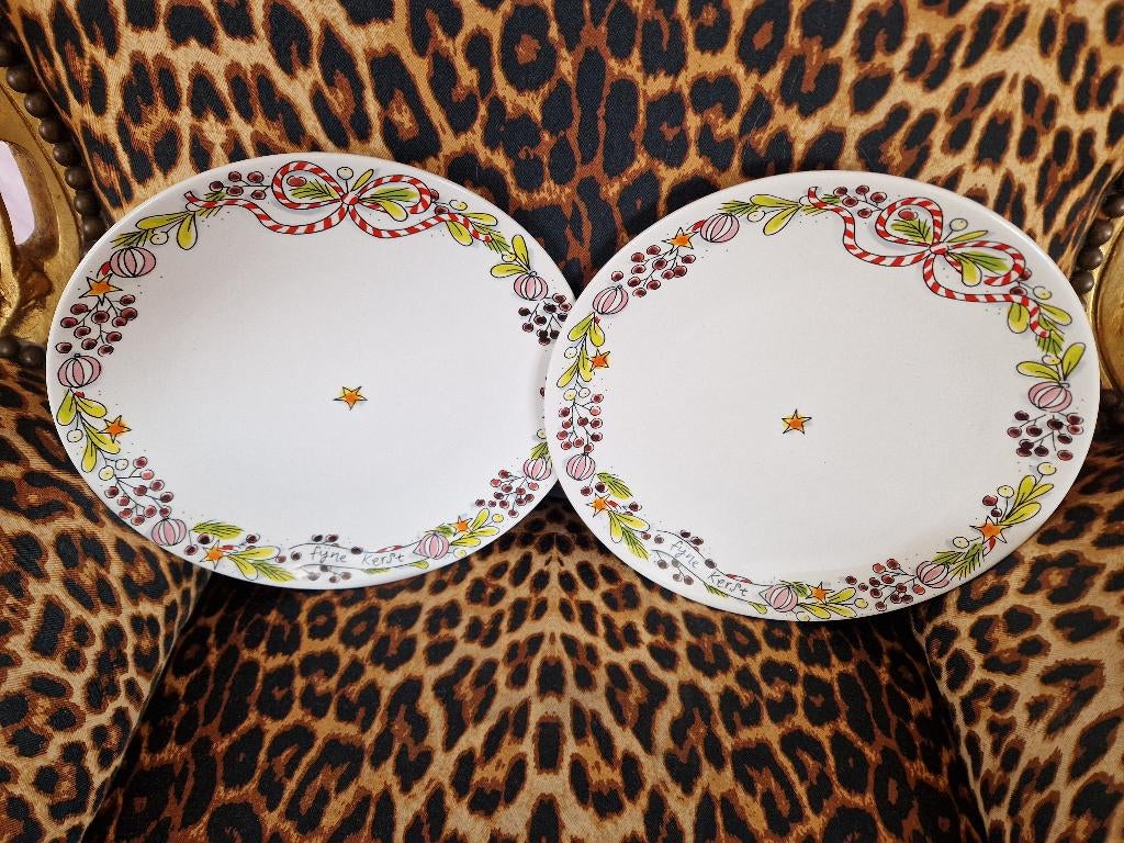 Blond Amsterdam - 2 Kerst Diner Borden, Huis en Inrichting, Keuken | Servies, Blond Amsterdam, Nieuw, Ophalen of Verzenden, Bord(en)