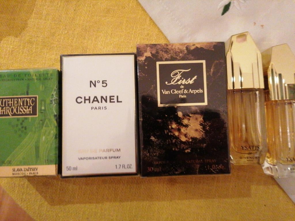 Parfum set: Chanel, Van Cleef & Arpels, Maroussia, Ysatis, Sieraden, Tassen en Uiterlijk, Ophalen of Verzenden, Gebruikt