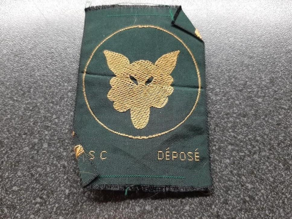 Scouting   -  patch   72 x 49 mm., Ophalen of Verzenden, Zo goed als nieuw, Embleem, Speld of Insigne