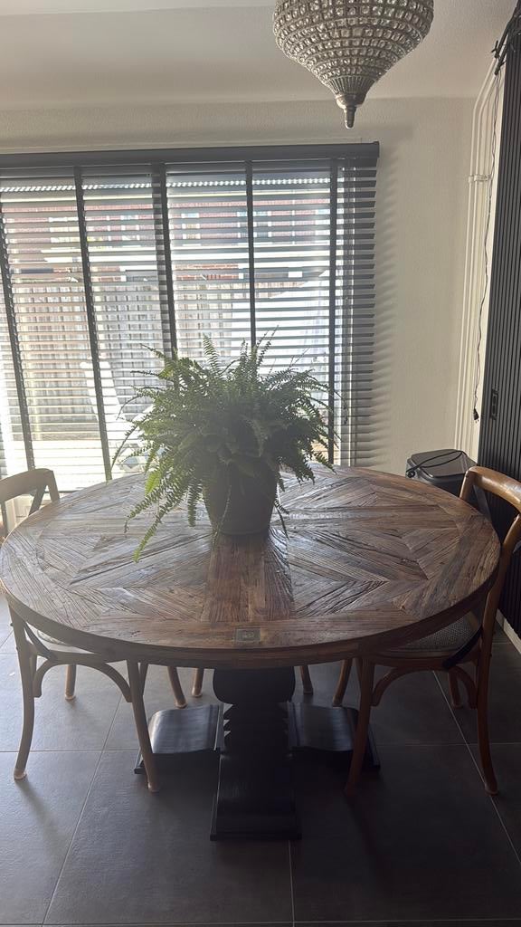 Riviera maison eettafel, Ophalen, 100 tot 150 cm, Riviera maison, Rond