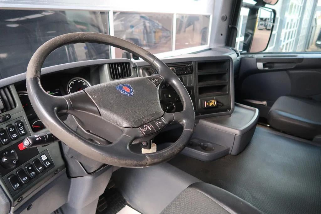 Scania G450 8X4/ KIPPER KRAN/ FASSI 15 TON CRANE/ EURO 6/ FU, Automaat, Achterwielaandrijving, Euro 6, Scania