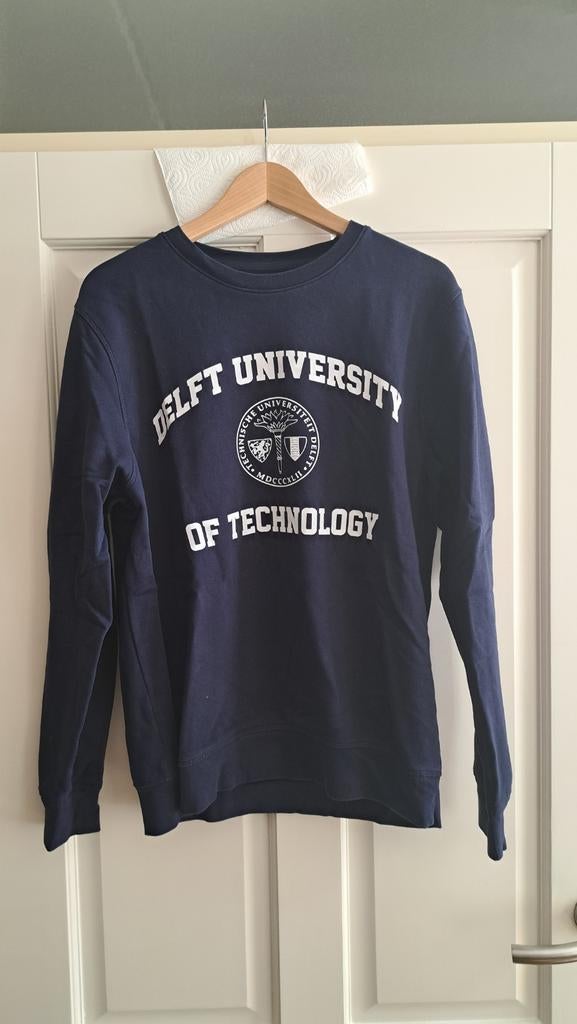 TU Delft trui, hoodie en t-shirt unisex, Ophalen of Verzenden, Nieuw, Maat 52/54 (L), Blauw