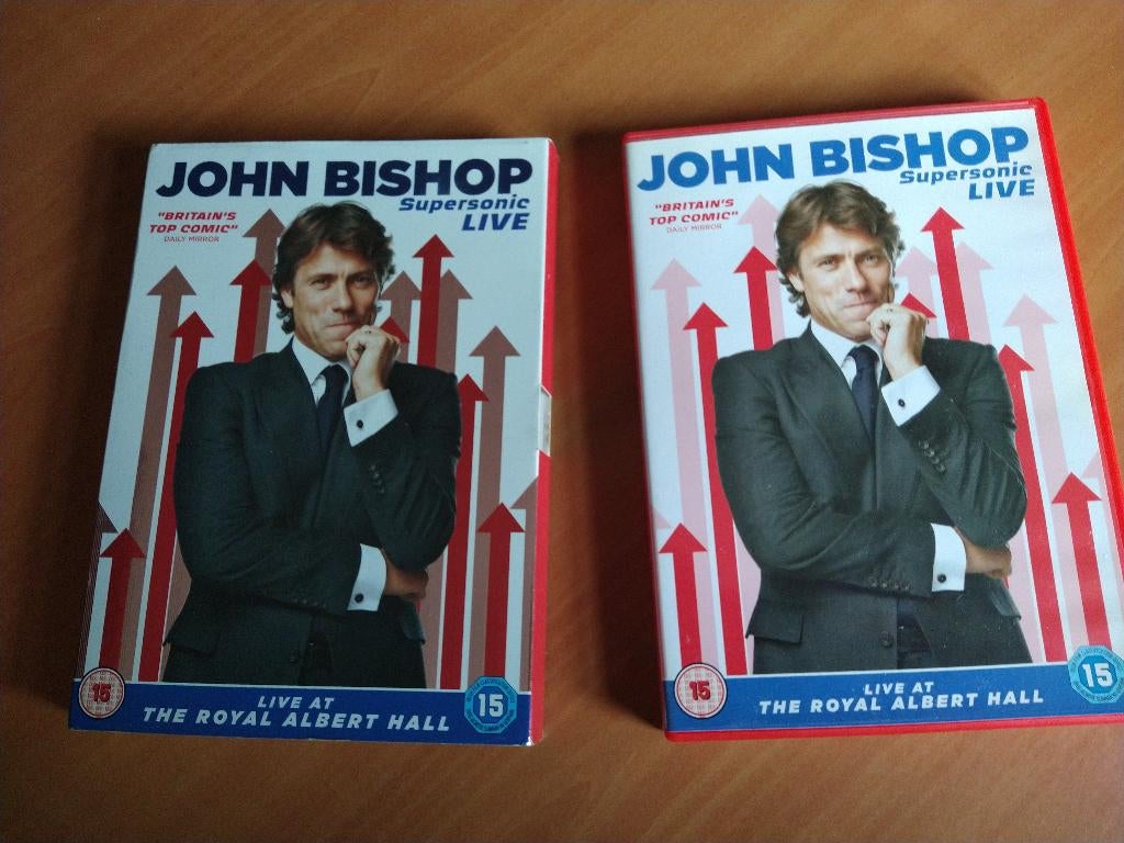 Dvd John Bishop. Supersonic live. Live at the Royal Albert, Alle leeftijden, Ophalen of Verzenden, Zo goed als nieuw, Stand-up of Theatershow