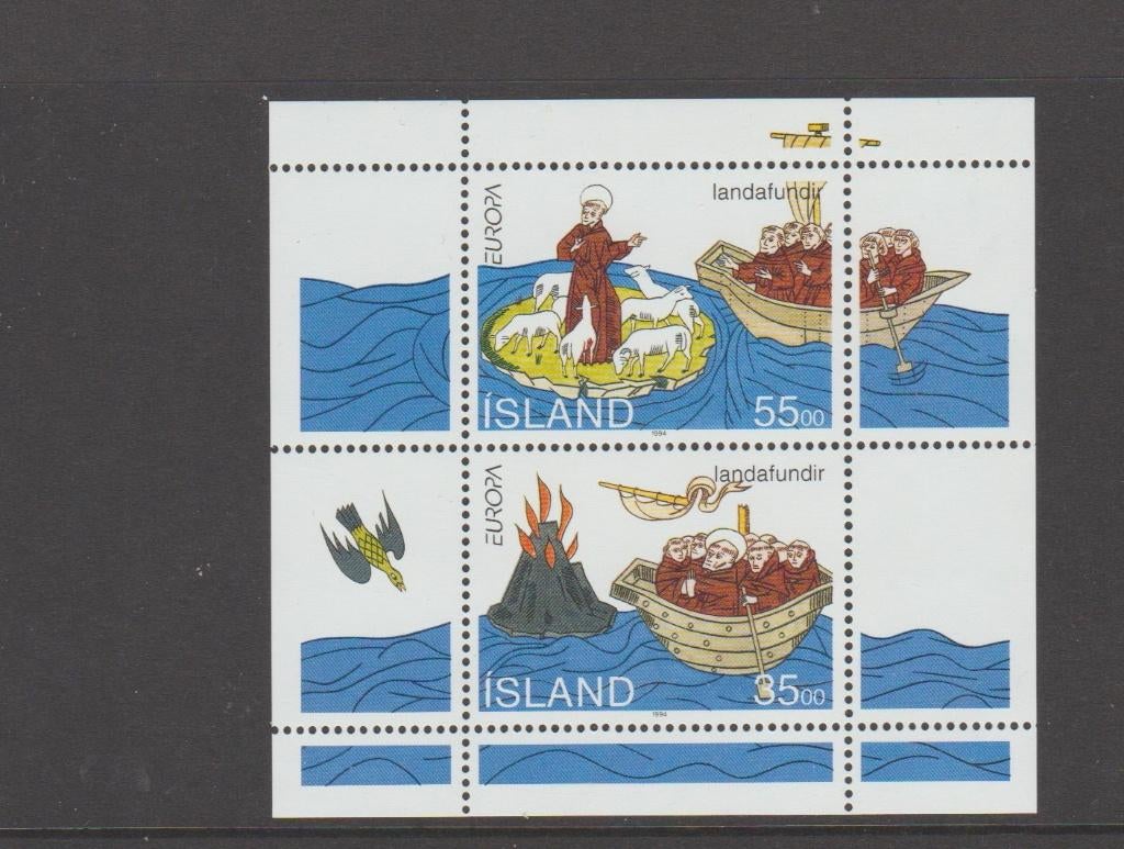 IJsland blok Europa (1994)., Verzenden, IJsland, Postfris