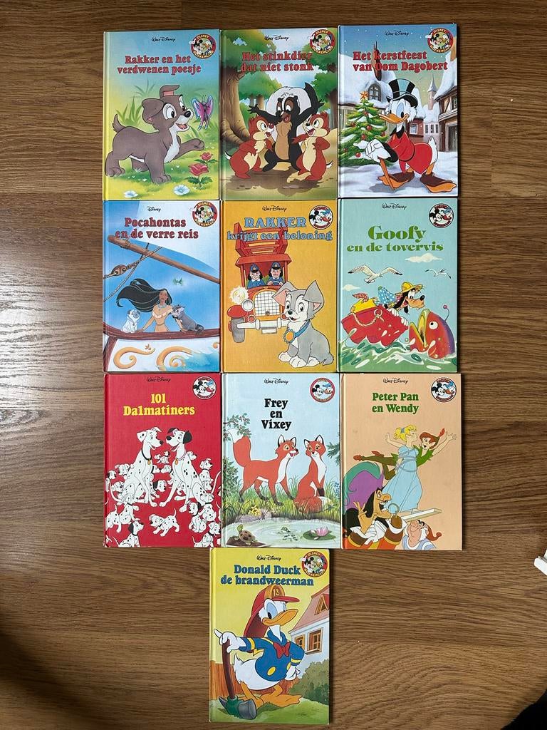 Walt Disney boekenclub - set van 10 stuks, Ophalen of Verzenden, Gelezen, Fictie algemeen