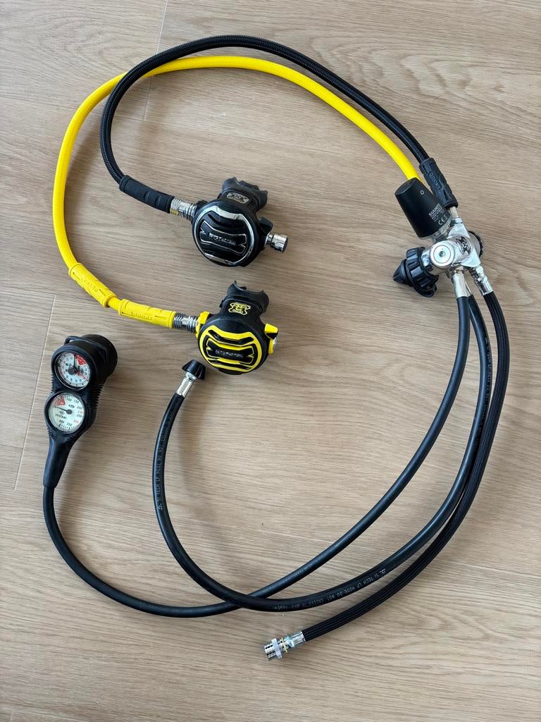 Ademautomaten set Apeks XTX200 + XTX40 + Suunto transmitter, Watersport en Boten, Ophalen of Verzenden, Zo goed als nieuw, Overige typen