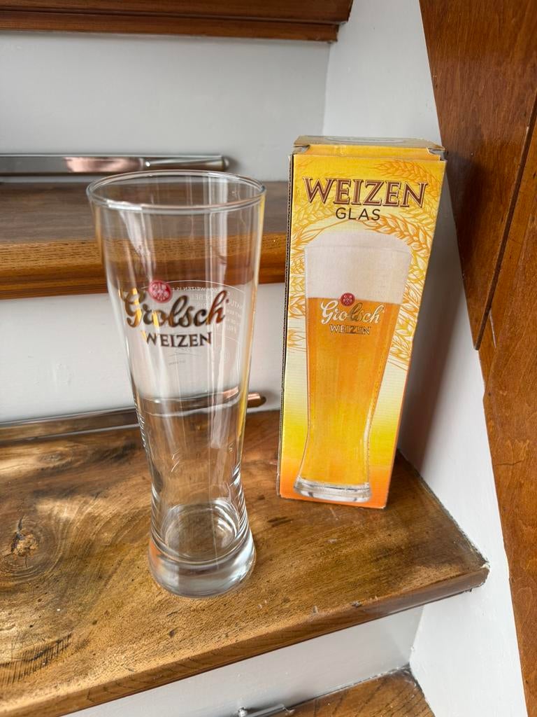 Grolsch weizen bierglas, Ophalen of Verzenden, Nieuw, Glas of Glazen, Grolsch