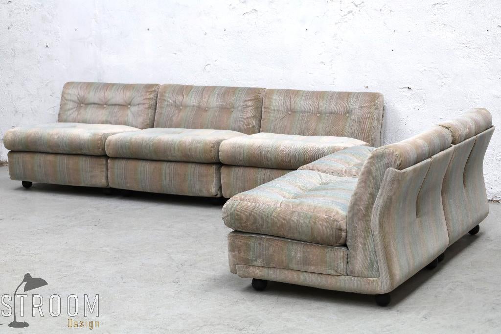 C&B Italia Amanta Jaren 70 Fauteuils Chairs Vintage Design, Ophalen, Stof, Gebruikt, Zie website