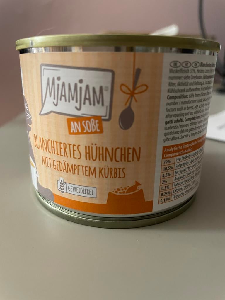Mjamjam kattenvoer 5*185g, Dieren en Toebehoren, Dierenvoeding, Ophalen, Kat