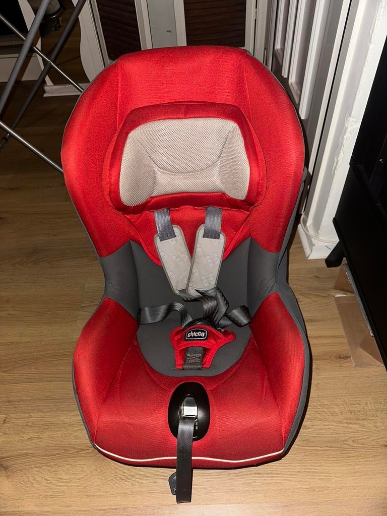 Rode autostoel, Autogordel of Isofix, Gebruikt, 9 t/m 18 kg, Chicco