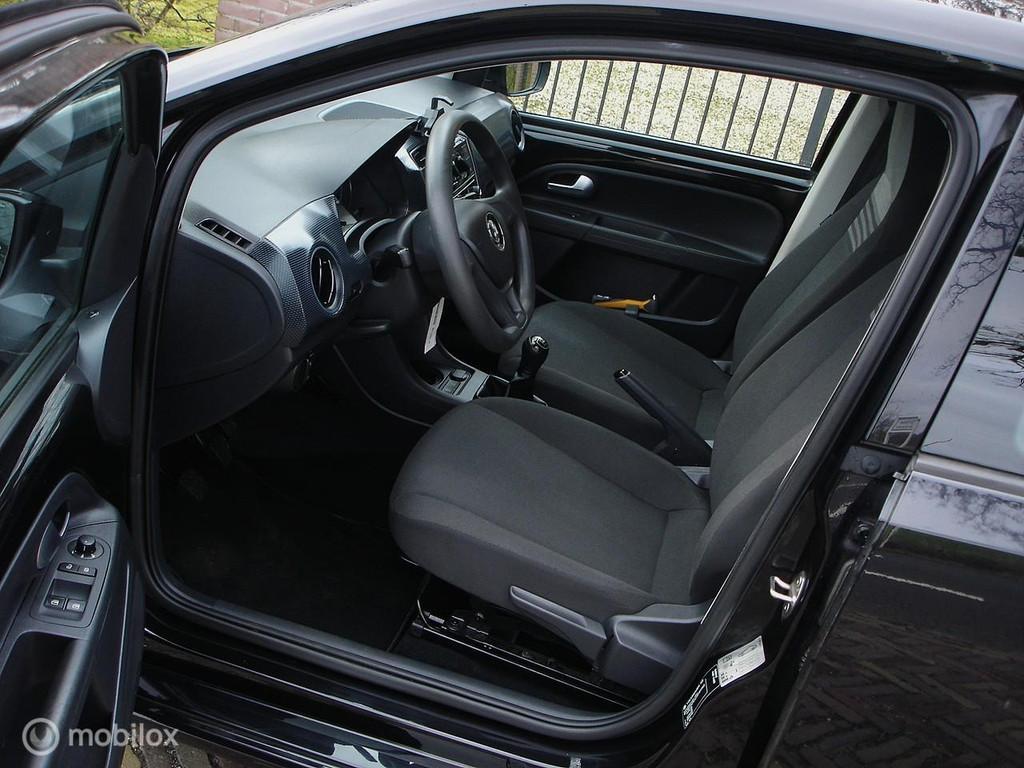 Volkswagen 1.0 Move Up! BMT Bj 2018' Airco|LED|5-Dr|Orig NL, Voorwielaandrijving, Gebruikt, Zwart, Origineel Nederlands