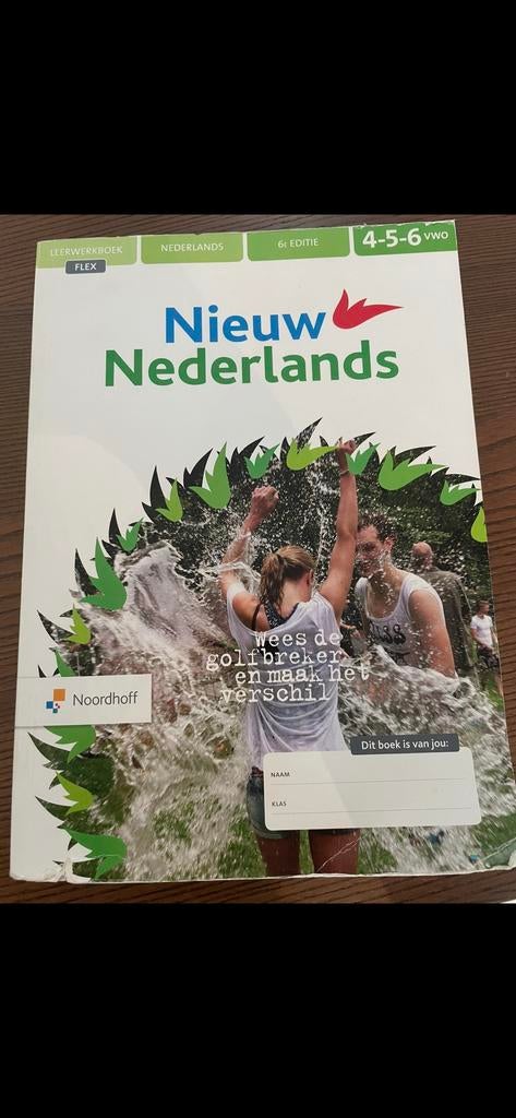 Nieuw Nederlands 4-5-6 vwo leerwerkboek 6e editie, Ophalen of Verzenden, Gelezen, VWO, Nederlands