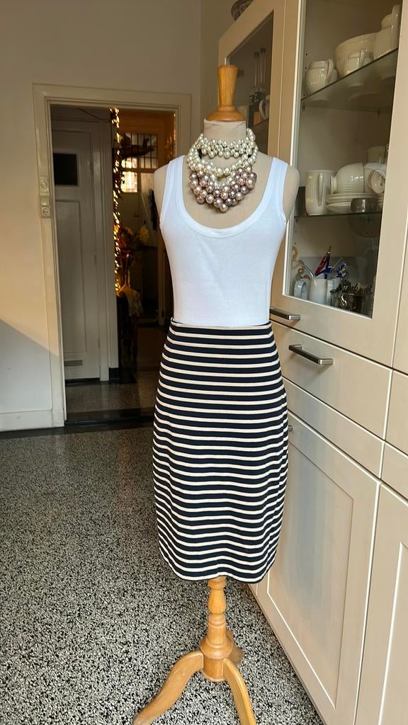 Jersey ‘Bretonse’ streep rok, JOSEPHINE&Co mt S nieuwstaat, Kleding | Dames, Blauw, Nieuw, Ophalen of Verzenden, Knielengte