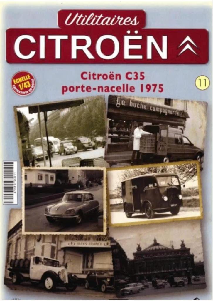 Citroen C35 porte-nacelle '75 1/43 Utilitaires Citroen # 11, Verzenden, Nieuw, Bus of Vrachtwagen, Overige merken