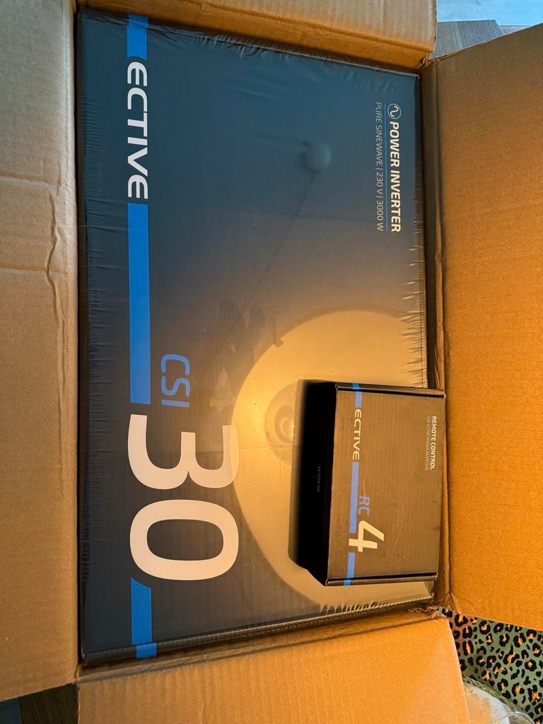 Ective CSI 30 Pure Sinewave Power Inverter 12V 3000W, Ophalen of Verzenden, Nieuw