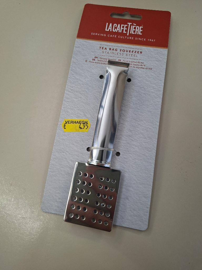 Theezakjes knijper, Ophalen of Verzenden, Nieuw, Metaal