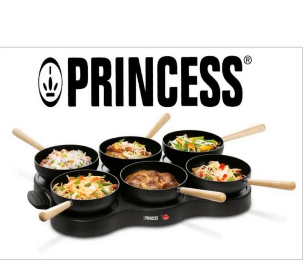 Princess Classic Family Wonder Wok - 6-persoons Wokset, Minder dan 1 liter, Ophalen, Gebruikt, Uitneembare binnenpan