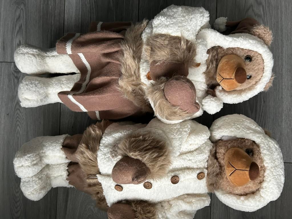 Berenfamilie decoratie, Textiel, Decoratieobject, Zo goed als nieuw, Scandinavisch