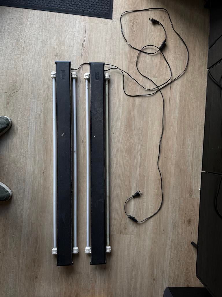 2x 120cm Juwel T5 lichtbalk met 4x tl-buis, werkend., Dieren en Toebehoren, Vissen | Aquaria en Toebehoren, Ophalen, Gebruikt
