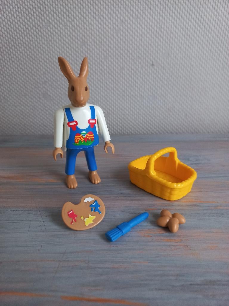 Playmobil - Paashaas Eieren Schilderen - Pasen, Kinderen en Baby's, Ophalen of Verzenden, Zo goed als nieuw, Complete set