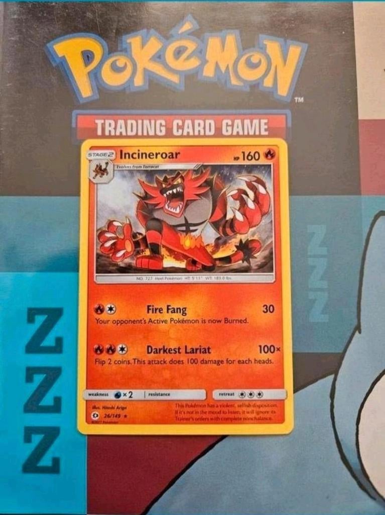 Incineroar 26/149 Sun&Moon base set pokemon kaart nm rare, Hobby en Vrije tijd, Verzamelkaartspellen | Pokémon, Ophalen of Verzenden