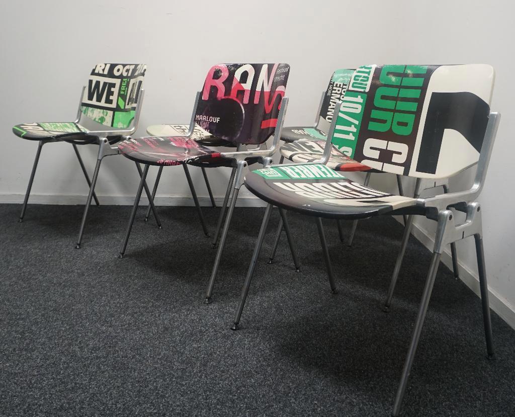 Castelli DSC 106 Stoel | Diverse fotoprints | Unieke stuks !, Gebruikt, -, -, Ophalen of Verzenden