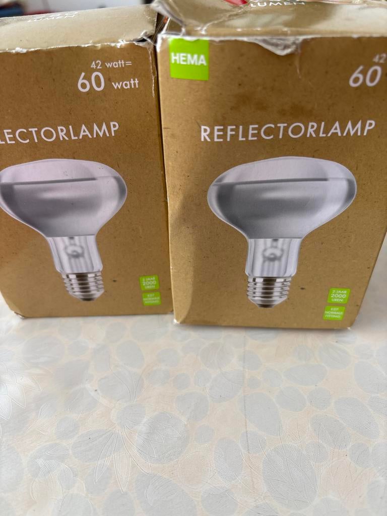 Hema reflectorlamp 42 watt, 60 watt of meer, Halogeen (gloei)lamp, Nieuw, E27 (groot)